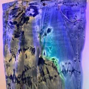 Vintage, distressed, Lucky Brand Jeans 36x32